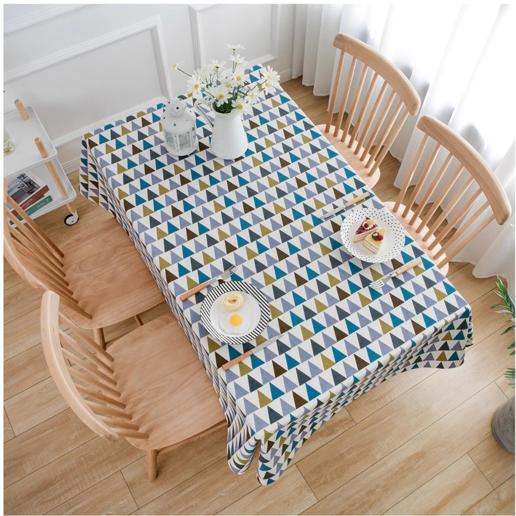 Khăn trải bàn cotton vintage 140*180cm