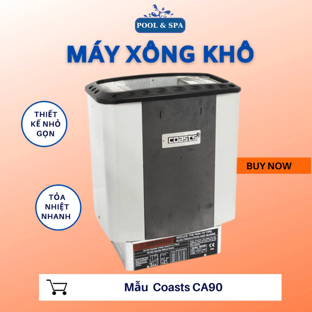 Máy xông hơi khô COASTS CA-90C Công suất 9KW