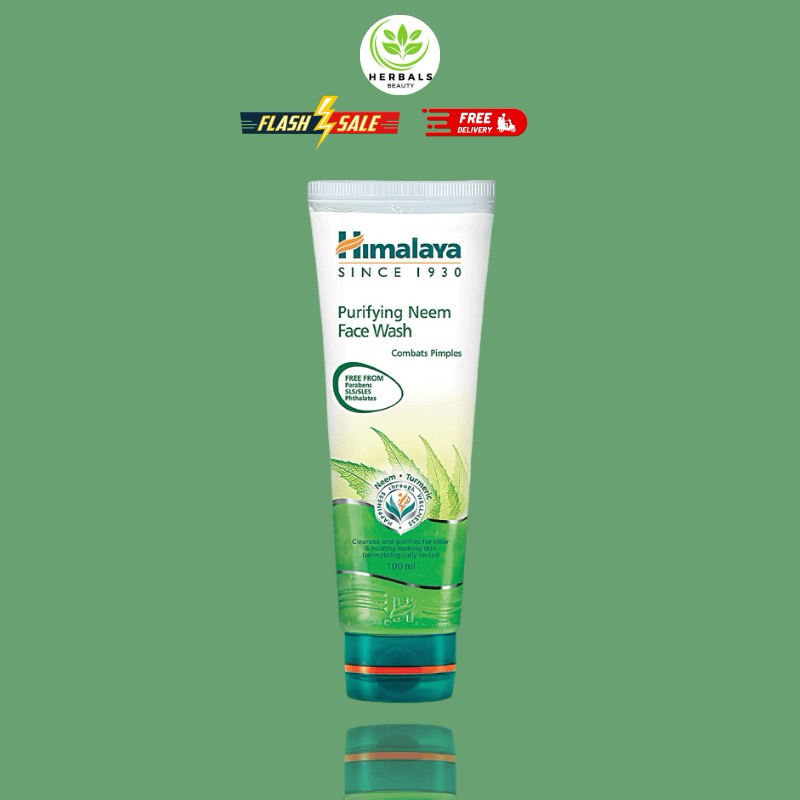 [HSD: 30/05/2026] Sữa rửa mặt neem ngừa mụn mờ thâm Himalaya Neem Face Wash 100ml