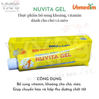 Nuvita Gel – Gel Dinh Dưỡng Chó Mèo Việt Nam, Kích Thích Ăn Uống Tốt