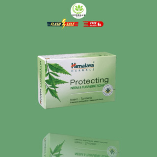Xà phòng làm sạch mụn lưng Himalaya neem và nghệ tây 75g (1 bánh)