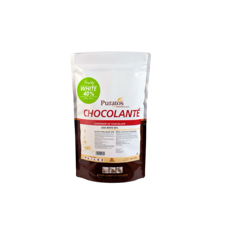 Socola TRẮNG Puratos 40% (100g)