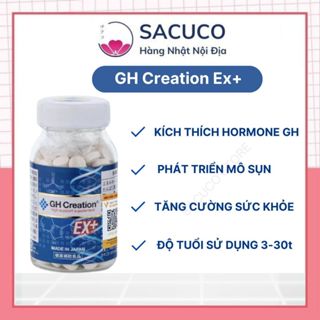 [Hàng chính hãng] Viên uống tăng chiều cao GH Creation EX+ 270 viên Nhật Bản