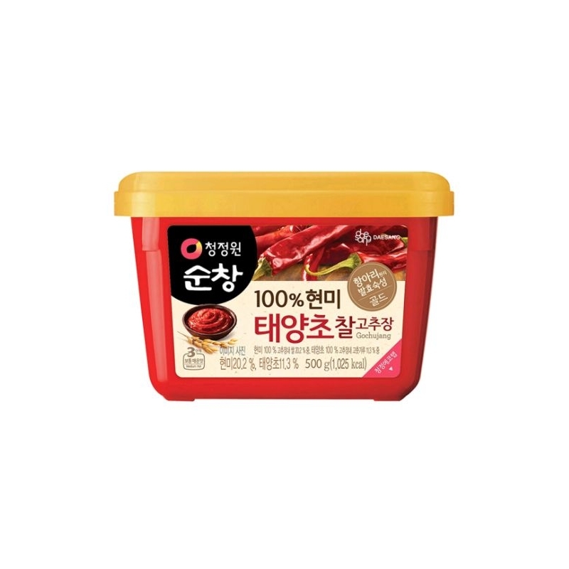 Tương Ớt Cay Gochujang Gold Daesang Hàn Quốc Hộp / 500gr) 찰고추장/P사각 500gr