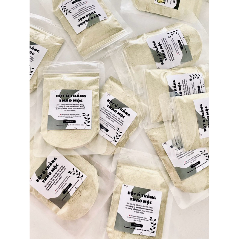 Gói bột ủ trắng thảo mộc 100gr