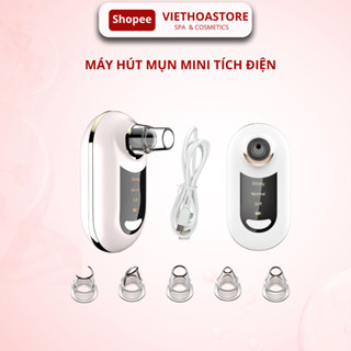 Máy Hút Mụn Cầm Tay Mini Tích Điện, Máy Hút Mụn Đầu Đen Mun Cám Sợi Bã Nhờn Siêu Khỏe Siêu Sạch Cho Spa & Cá Nhân