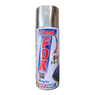 Sơn  mạ Crom bạc RedFox 400ml, Chrome phủ lazang, inox