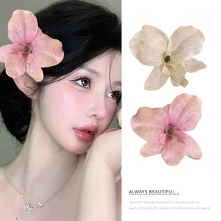 🌸(MẪU MỚI) Kẹp tóc hoa lan giả cao cấp – Kẹp cài tóc nữ xinh xắn, cố định tóc mái, phụ kiện thời trang nhẹ nhàng ✨335177