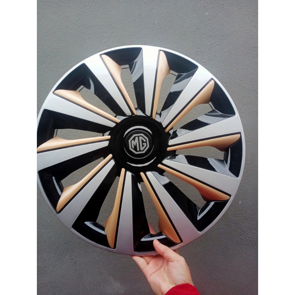 Ốp lazaang r15 mg5 mt kèm logo y hình ốp mâm xe MG5 MT ốp lazaang MG5 ốp chụp bánh xe ô tô mg5 R15 i