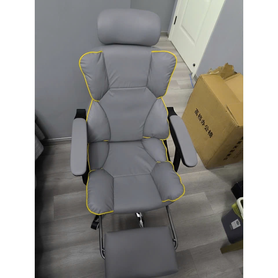 Ghế gaming công thái học bọc da pu cao cấp,ghế xoay văn phòng nhập khẩu tựa đầu nâng hạ có gác chân xoay 360 độ | BigBuy360 - bigbuy360.vn
