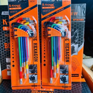 (Hàng đẹp) Lục Giác đầu bi, hoa thị Hiệu Kapasi cao cấp siêu bền chống gỉ