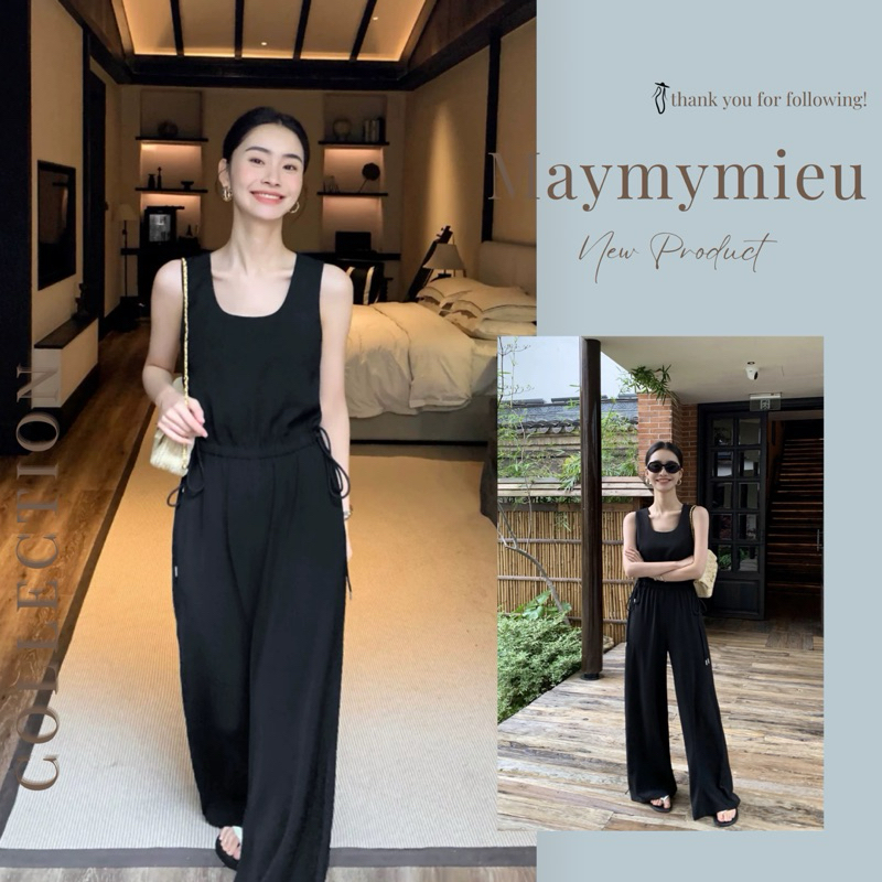 (maymymieu-order) bộ liên thân jumsut nhà PUSUMERE CHÍNH HÃNG D69