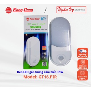 Đèn LED gắn tường cảm biến chuyển động công suất 15W Rạng Đông - Model: GT16.PIR 220x100/15W