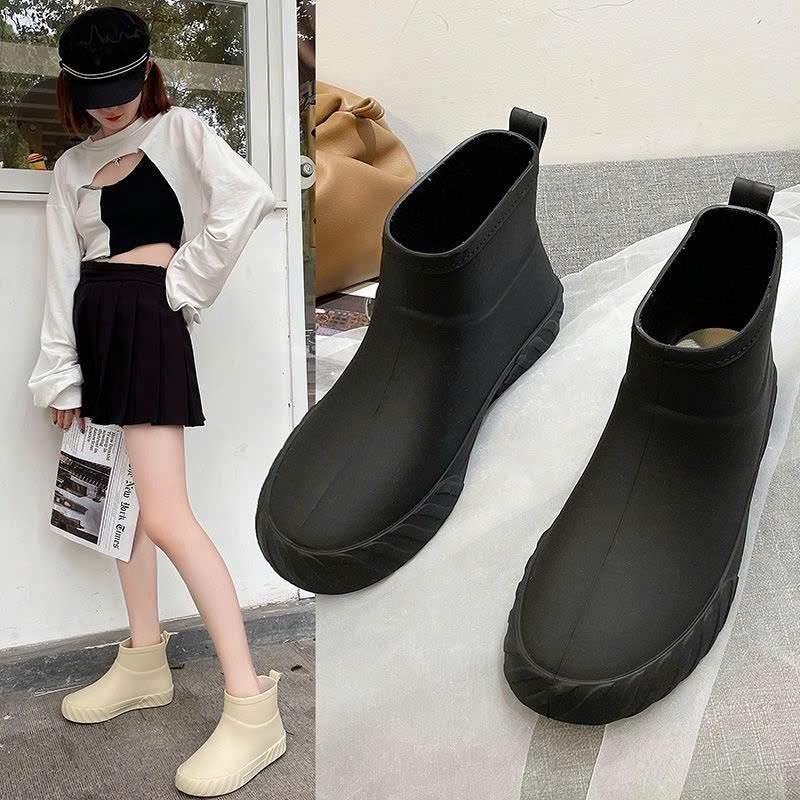 Giày Bốt Đi Mưa, Giữ Ấm Chân Chống Thấm Nước Thời Trang Cho Nữa 3 Màu Size Từ 36-41