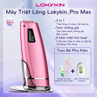 Máy triệt lông vĩnh viễn mini cầm tay Lokykin LSO06 đầu băng triệt lạnh thế hệ mới nhất bảo hành 12 tháng