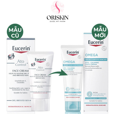 Eucerin - Kem Dưỡng Giúp Phục Hồi & Tái Tạo Da Ato Control Soothing Face Cream 50ml