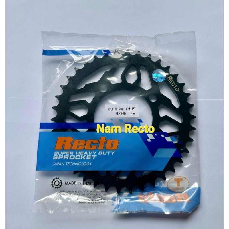 Dĩa sau 38 răng exciter 135,yaz 125,yb 125,sirius x.cơ,jupiter mx,exciter 2011-2012-2013,exciter 201