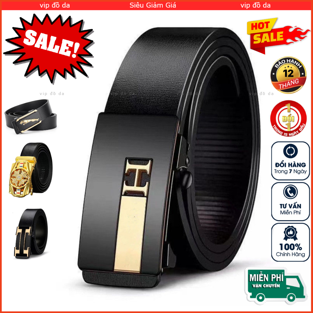Thắt Lưng nam ⚡️Giá Cực Sốc⚡️Dây nịt nam cao cấp khóa tự động mẫu mã hợp thời trang  CHI TIẾT SẢN PHẨM   - Thiết kế : Kh