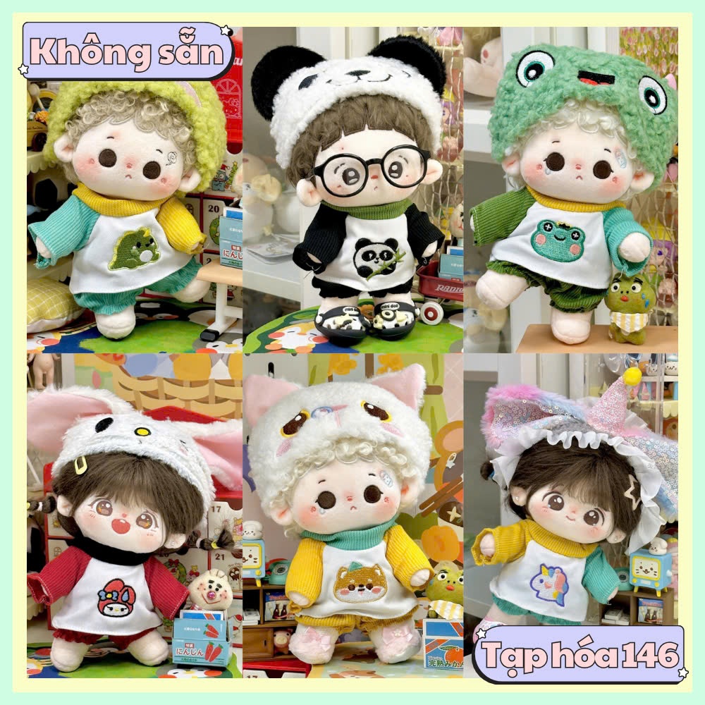 [377 mẫu][ORD] Outfit doll 20cm - Quần áo búp bê 20cm