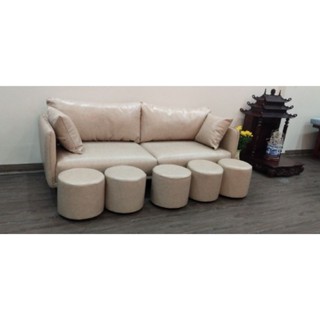   Sản phẩm đặt kèm  Ghế đôn sofa cùng bộ với ghế dài kiểu dáng theo yêu cầu 