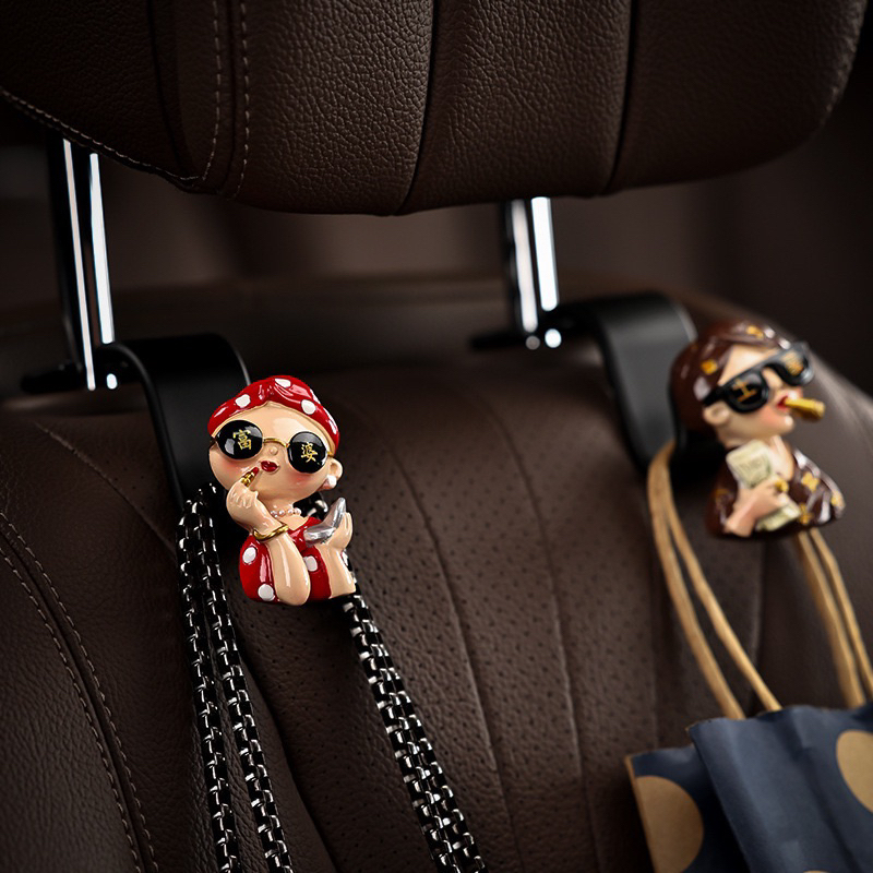 Móc treo đồ sau ghế ô tô hình thiên nga