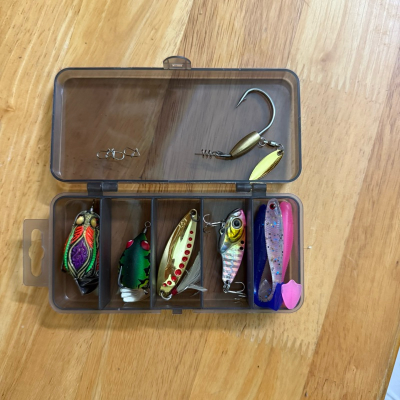 Combo Hộp Mồi Câu Lure Toman Ve Sầu, Chado H1 Thunder, Cá Sắt -  taphoamoicauca