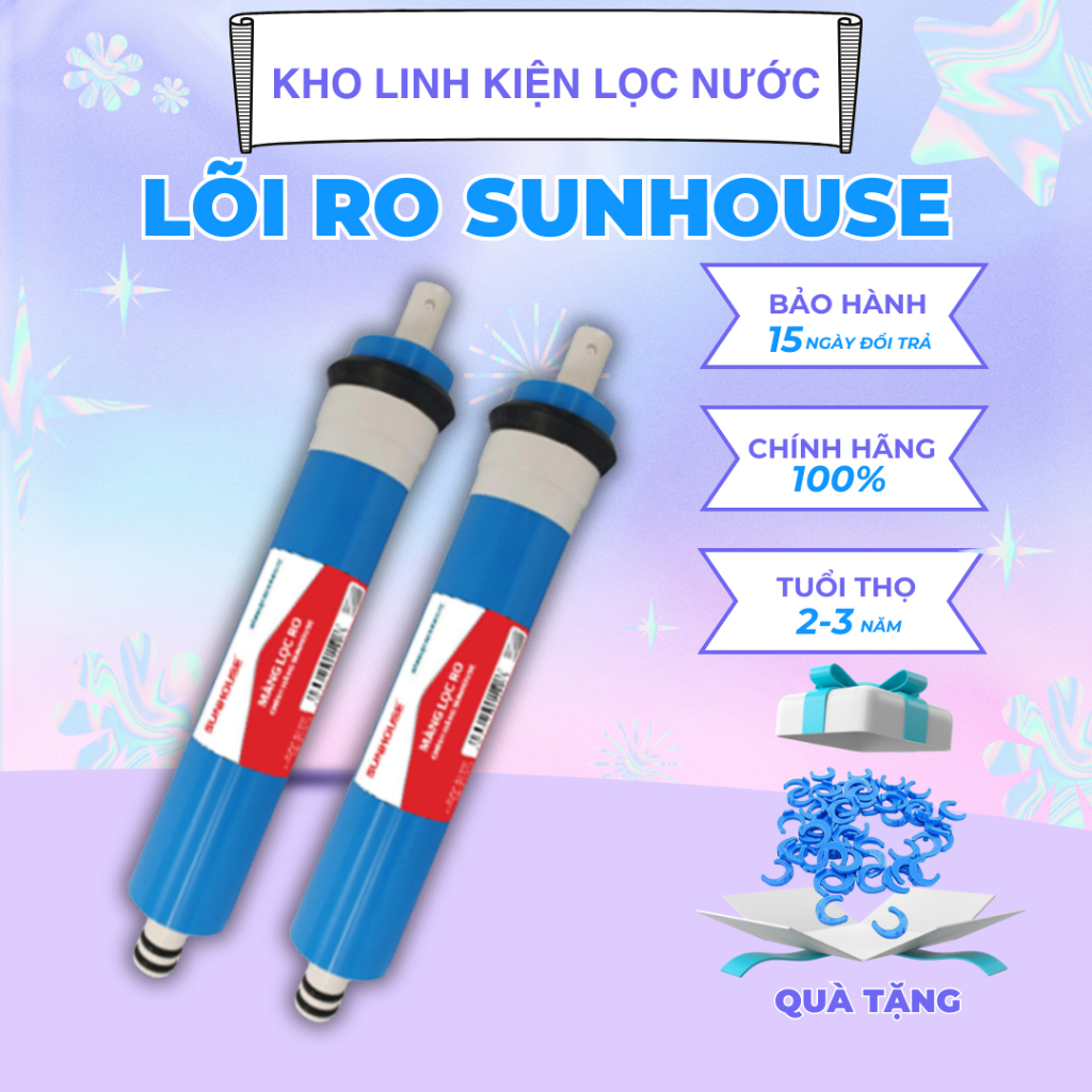 Màng (Lõi) Lọc RO Máy Lọc Nước RO Sunhouse Chính Hãng Dùng Cho Mọi Máy RO