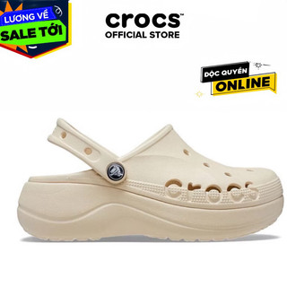    CHÍNH HÃNG   GIÀY CLOG NỮ CROCS BAYA PLATFORM - WINTER WHITE 