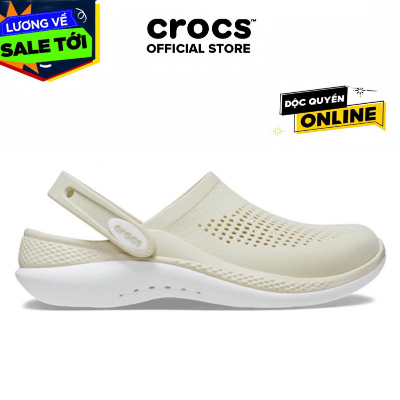 [ CHÍNH HÃNG ] Giày Clog Unisex Crocs Literide 360 - Be