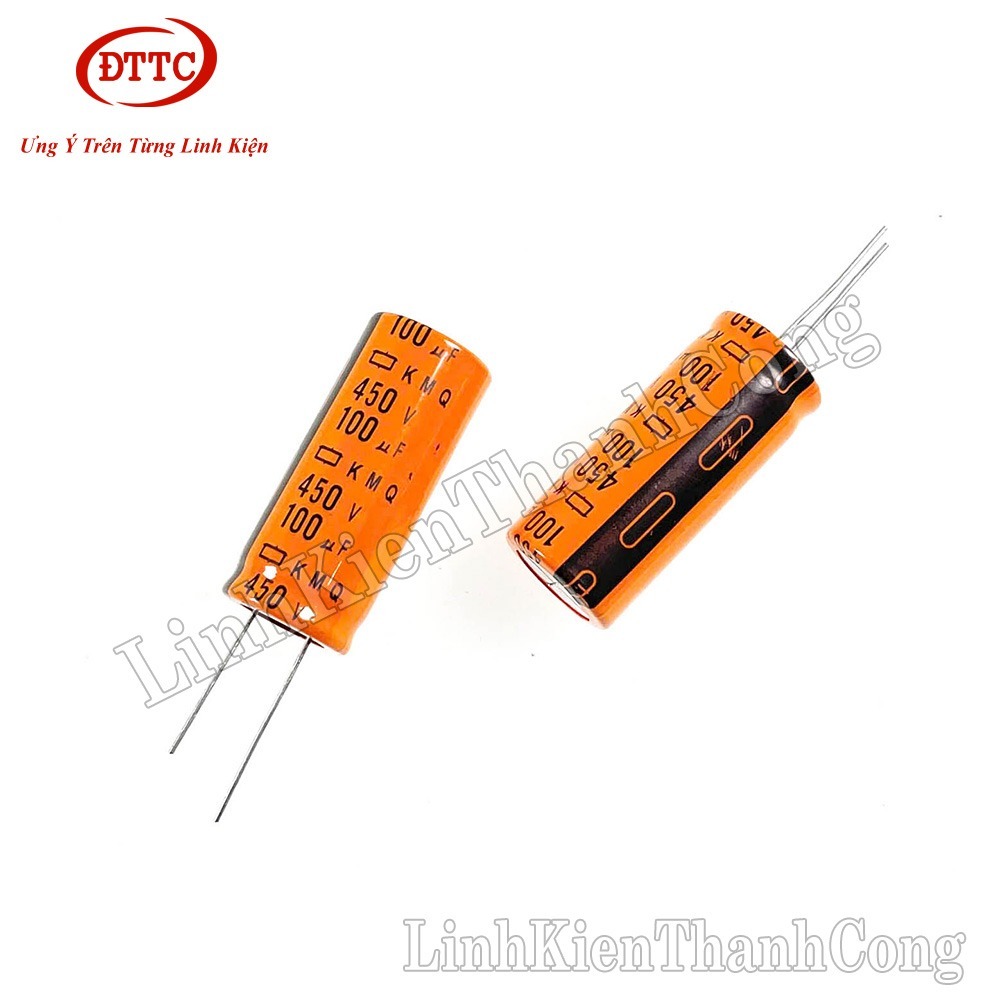 Tụ  Hóa 100uF 450V Chân Mềm 18x35mm 18x40mm
