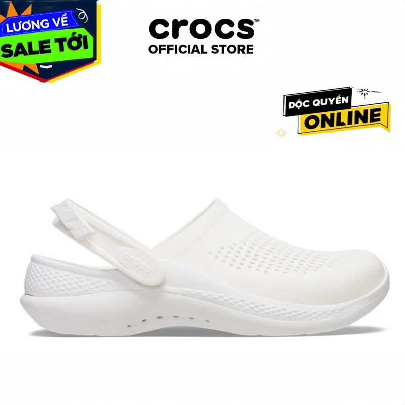 [ CHÍNH HÃNG ] Giày Clog Unisex Crocs Literide 360 - White