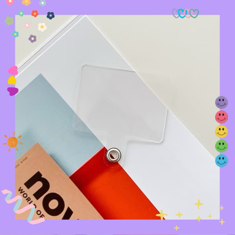 Combo 5 Miếng tag holder liên kết 💿trong suốt đặt trong ốp