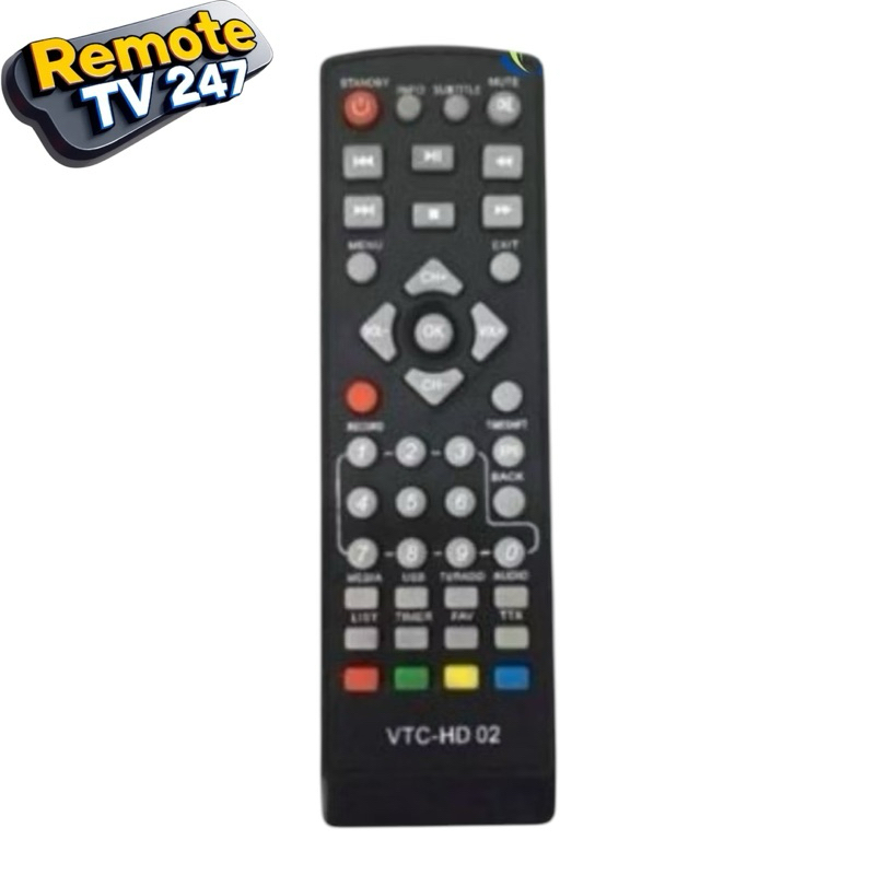 Điều Khiển Đầu Kĩ Thuật Số VTC HD02 ( dùng cho VTC T205+VTC HD02)