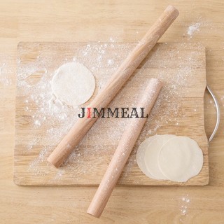 Cây Lăn Bột Gỗ Tự Nhiên Làm Bánh Chống Dính, Nhanh, Đều Jimmeal Dài 30cm 40cm