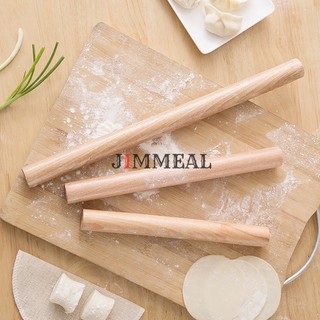 Cây Lăn Bột Gỗ Tự Nhiên Làm Bánh Chống Dính, Nhanh, Đều Jimmeal Dài 30cm 40cm