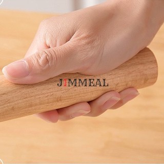 Cây Lăn Bột Gỗ Tự Nhiên Làm Bánh Chống Dính, Nhanh, Đều Jimmeal Dài 30cm 40cm