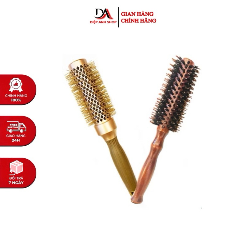 Lược Tròn Sấy Uốn Tạo Phồng Kiểu Tóc