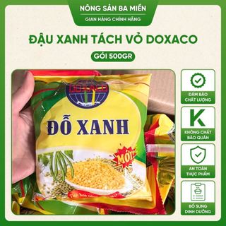 Đỗ Xanh Tách Vỏ Loại 1 Đậu Xanh Tách Vỏ Đỗ Xanh Bóc Vỏ Nấu Chè, Làm Sữa Hạt Tiện Lợi 500g