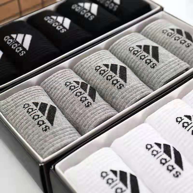 [COMBO 2 HỘP_10 ĐÔI] TẤT ADIDAS nam nữ đẹp cổ cao cổ lửng cổ ngắn cao cấp cotton dệt kim thoáng khí