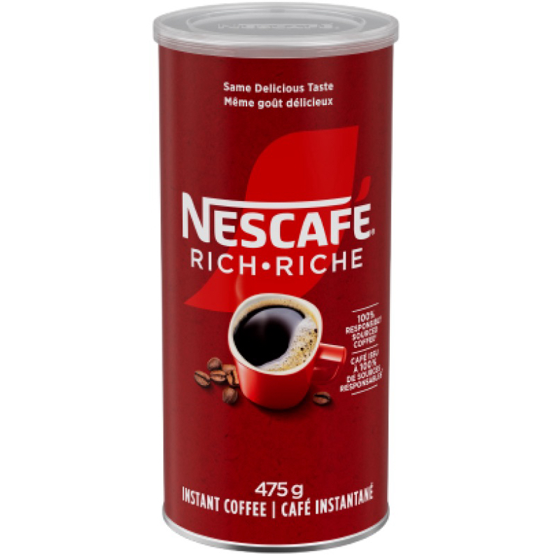 Cà phê hòa tan nguyên chất Nescafé 475g.