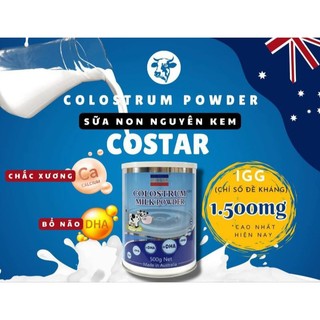 Sữa bò non Colostrum Costar - Sữa non của Úc bổ sung DHA