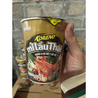 Combo 12 Ly Mì Lẩu Thái Koreno 65g – Hương Vị Chua Cay Đậm Đà, Mì Ăn Liền Ngon Tiện Lợi