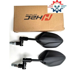 Kính H2C 6 Cạnh AB Xoay 360 Độ {Tặng Kèm Chân Nối Và Lục Giác) H2C-Mặt Gương Rộng Đủ Tiêu Chuần GT-Chân Nhôm CNC Sắc Nét