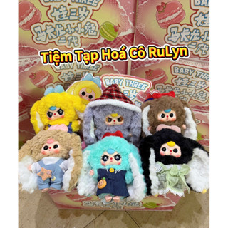   Hàng sẵn  Blindbox Bé Ba Tuổi Baby Three Macaron Bunny V2 Chính Hãng 3.0 gấu bông mặt vinyl tatato 