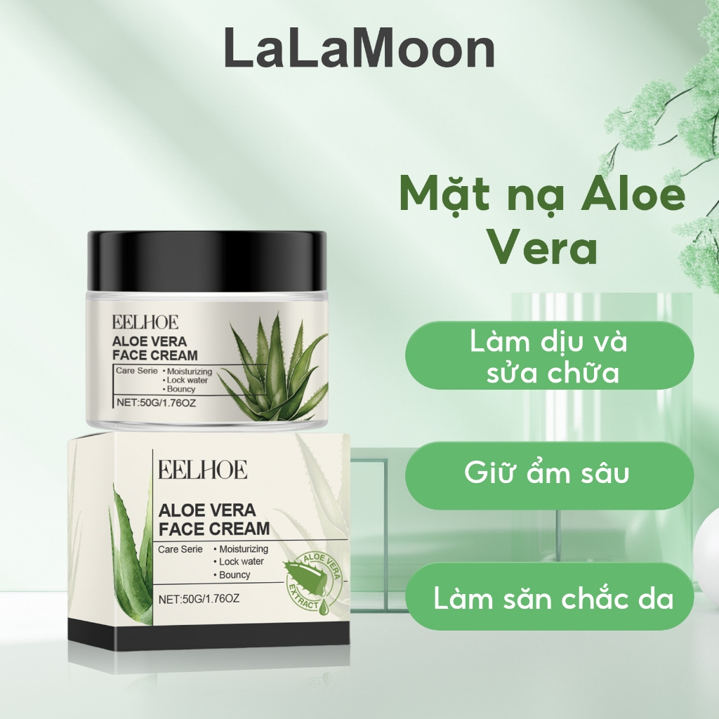 EELHOE Kem dưỡng da lô hội dưỡng ẩm mềm mại làm sáng da thành phần dịu nhẹ làm dịu làn da khô 50g