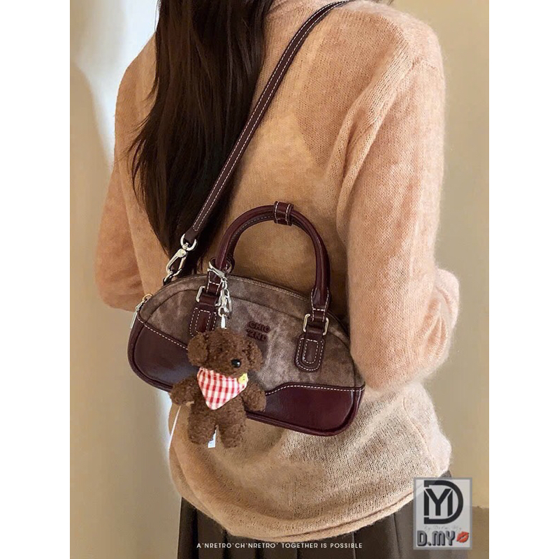 Túi Xách CHIO 2ND Kèm Charm Phối Màu Xinh Xỉu 🤎🤎