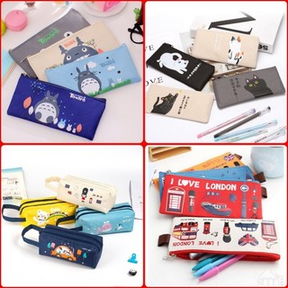  Buôn sỉ  Túi Ví đựng bút vải Canvas dễ thương nhiều hình nhỏ xinh - Quà Tặng Học Sinh 