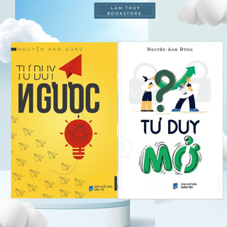 Sách - Combo 2 cuốn Tư Duy Ngược + Tư Duy Mở - Nguyễn Anh Dũng - Kèm bookmark