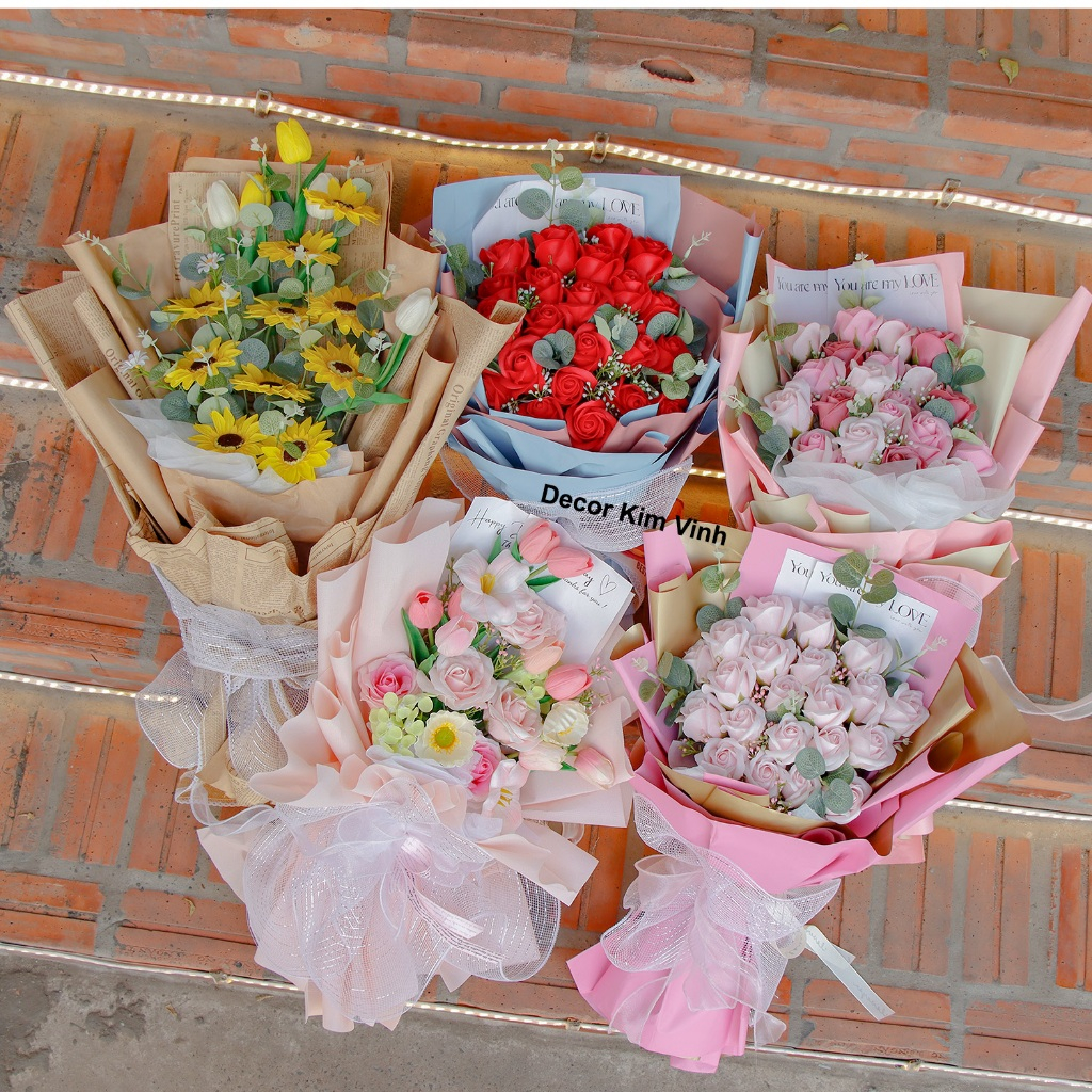 Bó Hoa Lớn HTT11 Làm Quà Valentine, Quà Tặng 8/3, Quà Sinh Nhật, Dịp Lễ