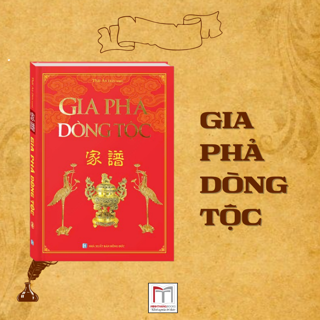 Sách - Gia phả dòng tộc (bìa cứng tái bản)